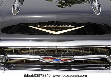 "Front view, lettering, logo, emblem, Chevrolet, The Duke, American vintage car, Germany, Europe" View Large Photo Image Stock Image - "Front view, lettering, logo, emblem, Chevrolet, The Duke, American vintage car, Germany, Europe". Fotosearch