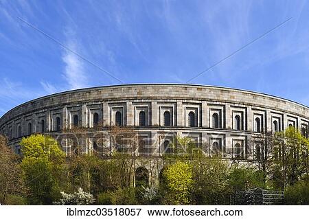 "Frontal view of the former unfinished Congress Hall of the NSDAP 1933-1945, Documentation Centre, Nazi Party Rally Grounds, Nuremberg, Middle Franconia, Bavaria, Germany, Europe" View Large Photo Image Stock Photo - "Frontal view of the former unfinished Congress Hall of the NSDAP 1933-1945, Documentation Centre, Nazi Party Rally Grounds, Nuremberg, Middle Franconia, Bavaria, Germany, Europe". Fotosearch