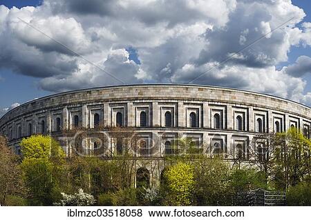 "Frontal view of the former unfinished Congress Hall of the NSDAP 1933-1945, Documentation Centre, Nazi Party Rally Grounds, Nuremberg, Middle Franconia, Bavaria, Germany, Europe" View Large Photo Image Stock Photo - "Frontal view of the former unfinished Congress Hall of the NSDAP 1933-1945, Documentation Centre, Nazi Party Rally Grounds, Nuremberg, Middle Franconia, Bavaria, Germany, Europe". Fotosearch