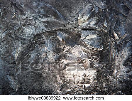 Stock Image - Frost pattern. Fotosearch