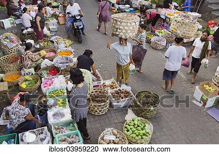 "Fruit and vegetable market, Ubud, Bali, Indonesia, Asia" View Large Photo Image Stock Image - "Fruit and vegetable market, Ubud, Bali, Indonesia, Asia". Fotosearch