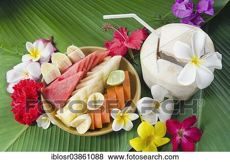 Stock Photo - "Fruit salad, Thailand, Asia". Fotosearch