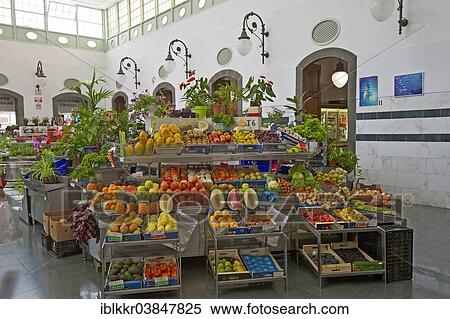"Fruit stall in the market hall, Santa Cruz de La Palma, La Palma, Canary Islands, Spain, Europe" View Large Photo Image Stock Photography - "Fruit stall in the market hall, Santa Cruz de La Palma, La Palma, Canary Islands, Spain, Europe". Fotosearch