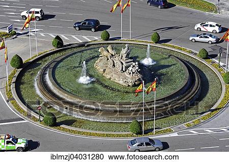 "Fuente de Cibeles fountain, Plaza de Cibeles, intersection of Calle Alcala, Paseo de Recoletos and Paseo del Prado, city centre, Madrid, Spain, Europe" View Large Photo Image Stock Image - "Fuente de Cibeles fountain, Plaza de Cibeles, intersection of Calle Alcala, Paseo de Recoletos and Paseo del Prado, city centre, Madrid, Spain, Europe". Fotosearch