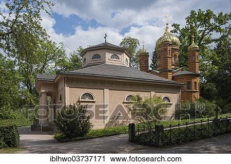"Fuerstengruft, ducal burial chapel, Russian Orthodox Chapel at back, Historical Cemetery, Weimar, Thuringia, Germany, Europe" View Large Photo Image Stock Image - "Fuerstengruft, ducal burial chapel, Russian Orthodox Chapel at back, Historical Cemetery, Weimar, Thuringia, Germany, Europe". Fotosearch