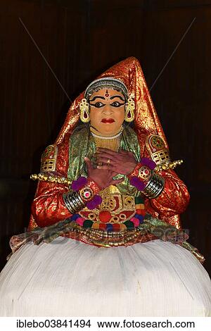 "Fully made-up and costumed Kathakali dancer during a performance, Kochi, Kerala, South India, India, Asia" View Large Photo Image Picture - "Fully made-up and costumed Kathakali dancer during a performance, Kochi, Kerala, South India, India, Asia". Fotosearch