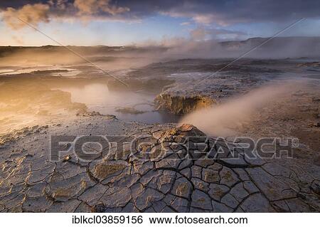 "Fumarole in the high temperature geothermal area of Gunnuhver, Reykjanesskagi, Iceland, Europe" View Large Photo Image Stock Photograph - "Fumarole in the high temperature geothermal area of Gunnuhver, Reykjanesskagi, Iceland, Europe". Fotosearch