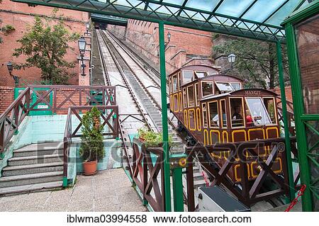 "Funicular to Castle Hill, Budapest, Hungary, Europe" View Large Photo Image Stock Photo - "Funicular to Castle Hill, Budapest, Hungary, Europe". Fotosearch