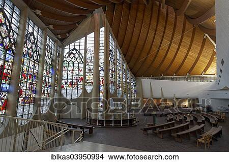 "Futuristic church with historic stained glass windows, Church of St Joan of Arc, Place du Vieux-Marche, Rouen, Seine-Maritime, Upper Normandy, France, Europe" View Large Photo Image Picture - "Futuristic church with historic stained glass windows, Church of St Joan of Arc, Place du Vieux-Marche, Rouen, Seine-Maritime, Upper Normandy, France, Europe". Fotosearch