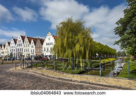 "Gabled houses in the market square, Friedrichstadt, North Frisia, Schleswig-Holstein, Germany, Europe" View Large Photo Image Stock Image - "Gabled houses in the market square, Friedrichstadt, North Frisia, Schleswig-Holstein, Germany, Europe". Fotosearch