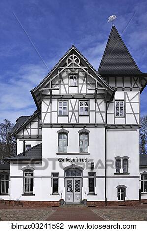 "Gadebusch Railway Station, built in 1897, renovated and converted into a restaurant, """"Station Burgsee"""" opened in 2012, Gadebusch, Mecklenburg-Western Pomerania, Germany, Europe" View Large Photo Image Stock Image - "Gadebusch Railway Station, built in 1897, renovated and converted into a restaurant, """"Station Burgsee"""" opened in 2012, Gadebusch, Mecklenburg-Western Pomerania, Germany, Europe". Fotosearch