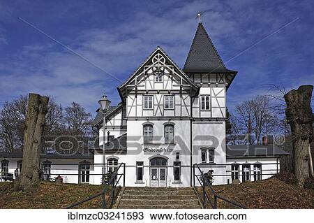 "Gadebusch Railway Station, built in 1897, renovated and converted into a restaurant, """"Station Burgsee"""" opened in 2012, Gadebusch, Mecklenburg-Western Pomerania, Germany, Europe" View Large Photo Image Stock Image - "Gadebusch Railway Station, built in 1897, renovated and converted into a restaurant, """"Station Burgsee"""" opened in 2012, Gadebusch, Mecklenburg-Western Pomerania, Germany, Europe". Fotosearch