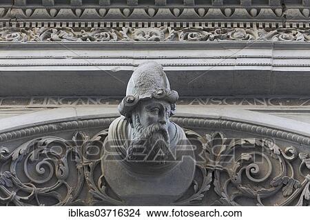 "Gaffkopf, sculptural head on the portal, """"Biblical House"""", Gorlitz, Saxony, Germany, Europe" View Large Photo Image Picture - "Gaffkopf, sculptural head on the portal, """"Biblical House"""", Gorlitz, Saxony, Germany, Europe". Fotosearch
