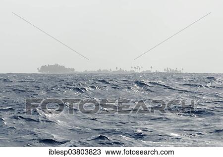 Stock Image - "Gaigirgordup Island or El Porvenir, San Blas Archipelago, Caribbean Sea, Panama, North America". Fotosearch