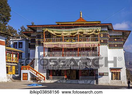 Stock Photograph - "Galden Namgey Lhatse Monastery, Tawang, Arunachal Pradesh, India, Asia". Fotosearch