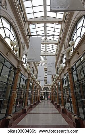 "Galerie Vivienne, a historic shopping arcade, 2nd Arrondissement, Paris, Ile-de-France, France, Europe" View Large Photo Image Stock Photography - "Galerie Vivienne, a historic shopping arcade, 2nd Arrondissement, Paris, Ile-de-France, France, Europe". Fotosearch