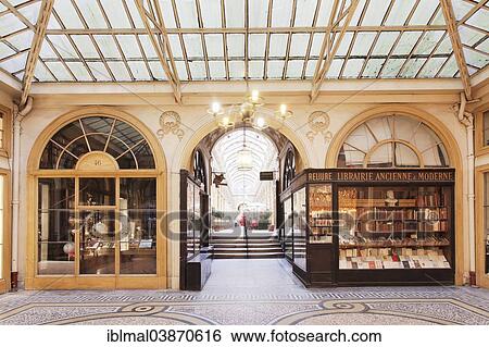 "Galerie Vivienne shopping arcade, Paris, Region of Ile-de-France, France, Europe" View Large Photo Image Stock Photograph - "Galerie Vivienne shopping arcade, Paris, Region of Ile-de-France, France, Europe". Fotosearch