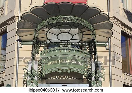 "Galerija Emporium, Art Nouveau building on Presernov Square, Ljubljana, Slovenia, Europe" View Large Photo Image Stock Photo - "Galerija Emporium, Art Nouveau building on Presernov Square, Ljubljana, Slovenia, Europe". Fotosearch