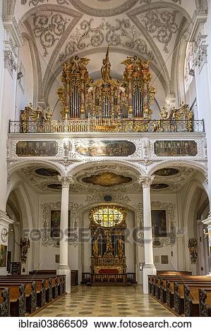 "Gallery with organ, Maria Himmelfahrt Kirche, parish church of the Assumption, Landsberg am Lech, Upper Bavaria, Bavaria, Germany, Europe" View Large Photo Image Stock Photo - "Gallery with organ, Maria Himmelfahrt Kirche, parish church of the Assumption, Landsberg am Lech, Upper Bavaria, Bavaria, Germany, Europe". Fotosearch