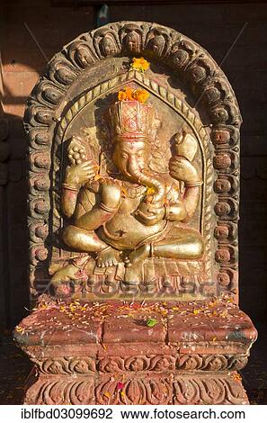 "Ganesha shrine with brass relief, Kathmandu, Kathmandu District, Bagmati Zone, Nepal, Asia" View Large Photo Image Stock Image - "Ganesha shrine with brass relief, Kathmandu, Kathmandu District, Bagmati Zone, Nepal, Asia". Fotosearch