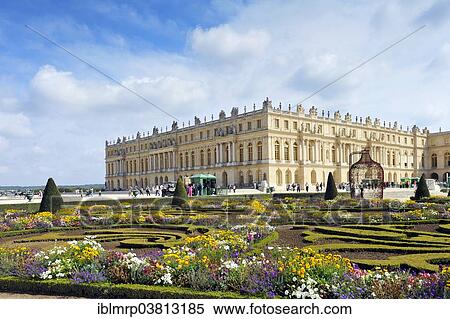 Stock Photography - "Garden and park, Parterre du Midi, Palace of Versailles, Ile-de-France, France, Europe". Fotosearch