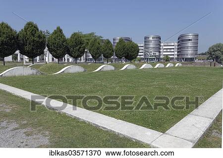 "Garden of Memories by Dani Karavan, Innenhafen, Duisburg, Ruhr district, North Rhine-Westphalia, Germany, Europe" View Large Photo Image Stock Image - "Garden of Memories by Dani Karavan, Innenhafen, Duisburg, Ruhr district, North Rhine-Westphalia, Germany, Europe". Fotosearch