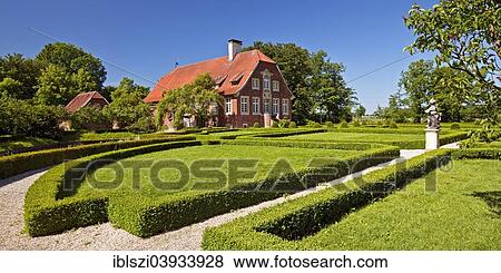 Garden With Haus Ruschhaus Museum Munster Munsterland North