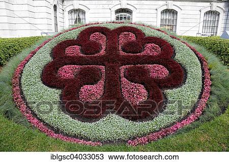 "Garden with plant display at the main entrance of the city hall, Montreal, Quebec Province, Canada, North America" View Large Photo Image Stock Image - "Garden with plant display at the main entrance of the city hall, Montreal, Quebec Province, Canada, North America". Fotosearch