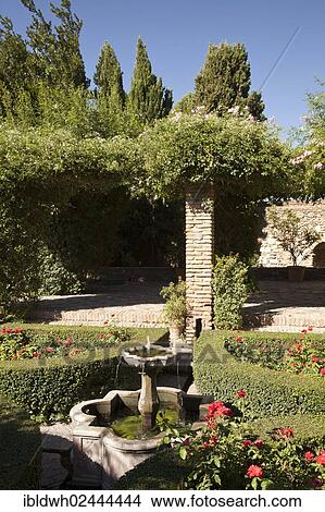 "Gardens of Alcazaba Fortress, Malaga, Andalucia, Spain, Europe" View Large Photo Image Picture - "Gardens of Alcazaba Fortress, Malaga, Andalucia, Spain, Europe". Fotosearch