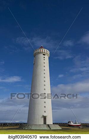 "Gardur Lighthouse, Gardur, Sudurnes or Southern Peninsula, Iceland, Europe" View Large Photo Image Stock Image - "Gardur Lighthouse, Gardur, Sudurnes or Southern Peninsula, Iceland, Europe". Fotosearch