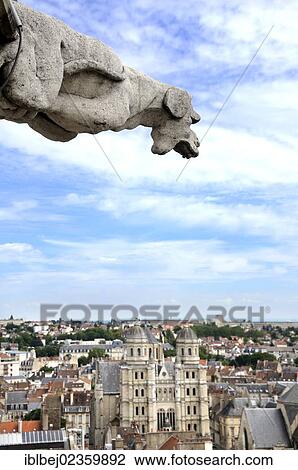 "Gargoyle of Philip Le Bon Tower, Dijon, Cote d'Or, Burgundy, France, Europe" View Large Photo Image Stock Image - "Gargoyle of Philip Le Bon Tower, Dijon, Cote d'Or, Burgundy, France, Europe". Fotosearch