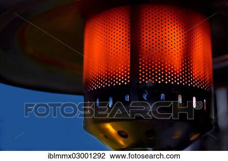 "Gas patio heater, at red heat, Germany, Europe" View Large Photo Image Stock Image - "Gas patio heater, at red heat, Germany, Europe". Fotosearch