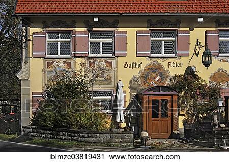 "Gasthof Adler, inn, erected circa 1500, listed historic country inn, Grossholzleute, Allgau, Bavaria, Germany, Europe" View Large Photo Image Stock Image - "Gasthof Adler, inn, erected circa 1500, listed historic country inn, Grossholzleute, Allgau, Bavaria, Germany, Europe". Fotosearch