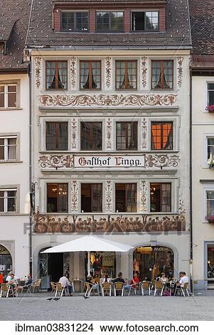 "Gasthof Lingg guesthouse, historic town centre of Feldkirch, Vorarlberg, Austria, Europe" View Large Photo Image Picture - "Gasthof Lingg guesthouse, historic town centre of Feldkirch, Vorarlberg, Austria, Europe". Fotosearch