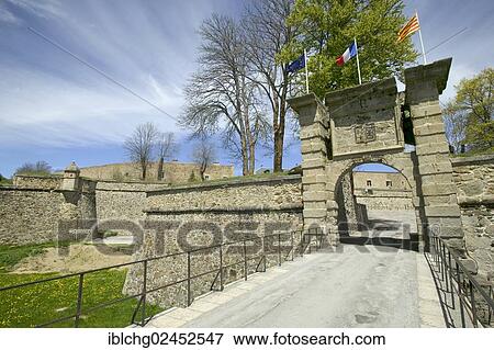 "Gate, Mont Louis, Pyrenees Orientales, Catalonia, France, Europe" View Large Photo Image Stock Photo - "Gate, Mont Louis, Pyrenees Orientales, Catalonia, France, Europe". Fotosearch