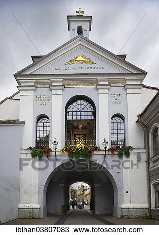 "Gate of Dawn, Senamiestis or Vilnius Old Town, Vilnius, Vilnius district, Lithuania, Europe" View Large Photo Image Stock Image - "Gate of Dawn, Senamiestis or Vilnius Old Town, Vilnius, Vilnius district, Lithuania, Europe". Fotosearch