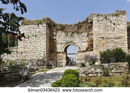 "Gate of Persecution of the Basilica of St. John of Ephesus, Ephesus, Selcuk, Izmir Province, Aegean Region, Turkey, Asia" View Large Photo Image Stock Image - "Gate of Persecution of the Basilica of St. John of Ephesus, Ephesus, Selcuk, Izmir Province, Aegean Region, Turkey, Asia". Fotosearch