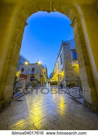 Stock Photograph - "Gate to the historic centre of Marsala, Province of Trapani, Sicily, Italy, Europe". Fotosearch