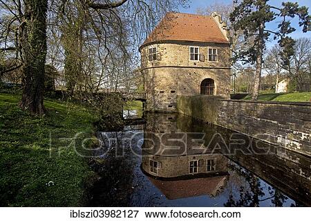 "Gatehouse, a former Schloss Brunninghausen Castle, Municipal Art Gallery, Rombergpark, Dortmund, Ruhr Area, North Rhine-Westphalia, Germany, Europe" View Large Photo Image Stock Photo - "Gatehouse, a former Schloss Brunninghausen Castle, Municipal Art Gallery, Rombergpark, Dortmund, Ruhr Area, North Rhine-Westphalia, Germany, Europe". Fotosearch