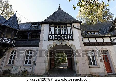 "Gatehouse to husbandry yard, Schloss Eller castle, Duesseldorf, North Rhine-Westphalia, Germany, Europe" View Large Photo Image Stock Photo - "Gatehouse to husbandry yard, Schloss Eller castle, Duesseldorf, North Rhine-Westphalia, Germany, Europe". Fotosearch