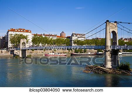 "Gateway College bridge, Rhone river, Lyon, Rhone-Alpes, France, Europe" View Large Photo Image Stock Image - "Gateway College bridge, Rhone river, Lyon, Rhone-Alpes, France, Europe". Fotosearch