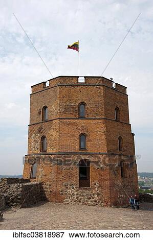 Stock Photo - "Gediminas Tower on Castle Hill, Vilnius, Lithuania, Baltic States, Europe". Fotosearch