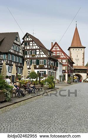 Stock Photography - "Gengenbach, Kinzigtal, Ortenau, Baden-Wuerttemberg, Germany, Europe". Fotosearch