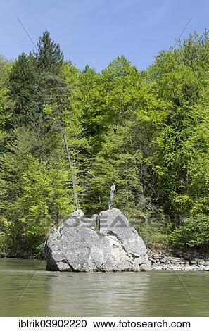 "Georgenstein rock in the Isar River near Baierbrunn, Upper Bavaria, Bavaria, Germany, Europe" View Large Photo Image Stock Image - "Georgenstein rock in the Isar River near Baierbrunn, Upper Bavaria, Bavaria, Germany, Europe". Fotosearch
