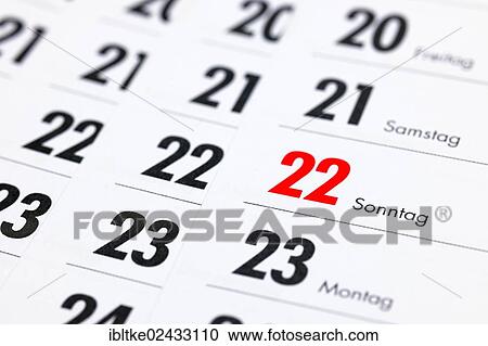 "German calendar, calendar days" View Large Photo Image Stock Image - "German calendar, calendar days". Fotosearch