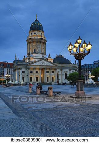 "German Cathedral, Gendarmenmarkt square, dusk, Berlin, Germany, Europe" View Large Photo Image Stock Image - "German Cathedral, Gendarmenmarkt square, dusk, Berlin, Germany, Europe". Fotosearch