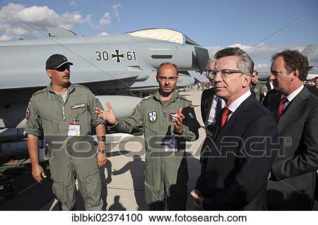 "German Federal Defence Minister Thomas de Maiziere talking to German soldiers, ILA Berlin Air Show, Berlin, Germany, Europe" View Large Photo Image Stock Image - "German Federal Defence Minister Thomas de Maiziere talking to German soldiers, ILA Berlin Air Show, Berlin, Germany, Europe". Fotosearch