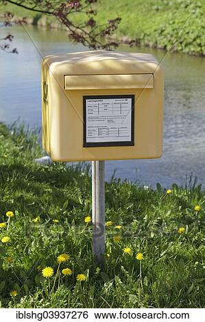 "German mailbox, Borstel, Lower Saxony, Germany, Europe" View Large Photo Image Stock Photograph - "German mailbox, Borstel, Lower Saxony, Germany, Europe". Fotosearch