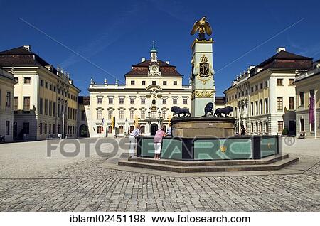 "Germany's largest Baroque palace, Ludwigsburg Palace, built from 1704-33, Ludwigsburg, Baden-Wuerttemberg, Germany, Europe" View Large Photo Image Stock Photo - "Germany's largest Baroque palace, Ludwigsburg Palace, built from 1704-33, Ludwigsburg, Baden-Wuerttemberg, Germany, Europe". Fotosearch