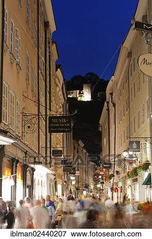 "Getreidegasse alley, old town of Salzburg, Austria, Europe, PublicGround, Europe" View Large Photo Image Stock Photo - "Getreidegasse alley, old town of Salzburg, Austria, Europe, PublicGround, Europe". Fotosearch